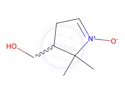 Chemical structure of 5,5-Dimethyl-4-hydroxymethyl-1-pyrroline N-Oxide