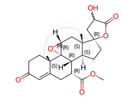 Chemical structure of 21-hydroxy Eplerenone
