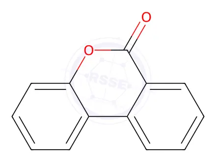 Chemical structure of 6H-dibenzo-(b,d)-pyran-6-one