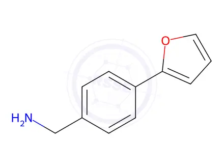 Chemical structure of (4-(Furan-2-yl)phenyl)methanamine hydrochloride