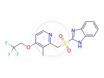 Chemical structure of lansoprazole EP impurity B