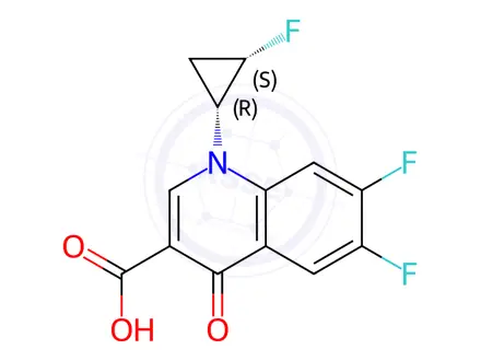 Chemical structure of Sitafloxacin Impurity 43