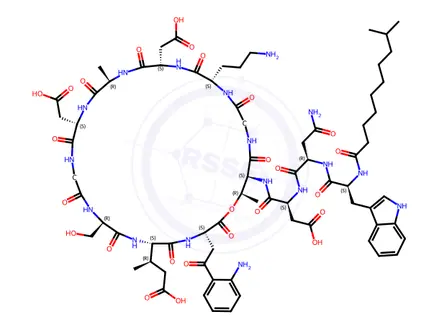 Chemical structure of Daptomycin Impurity 52