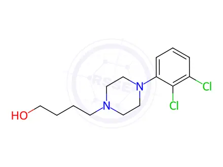 Chemical structure of Aripiprazole Hydroxybutyl Impurity HCl salt