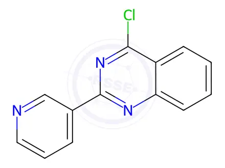 Chemical structure of 4-Chloro-2-(pyridin-3-yl)quinazoline