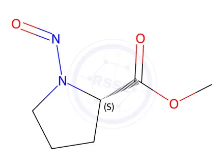 Chemical structure of Vildagliptin N-Nitroso-L-Proline Methyl Ester