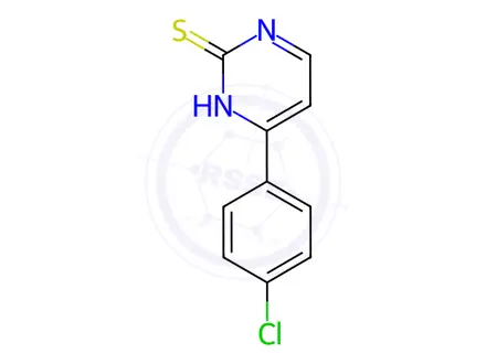 Chemical structure of 4-(4-Chlorophenyl)pyrimidine-2-thiol