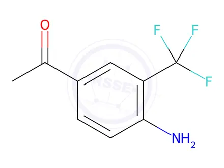 Chemical structure of 1-(4-Amino-3-trifluoromethyl-phenyl)-ethanone