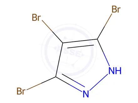 Chemical structure of 3,4,5-Tribromopyrazole