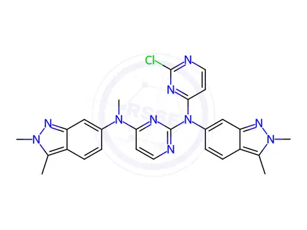 Chemical structure of Pazopanib Impurity 4