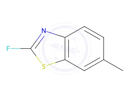 Chemical structure of Benzothiazole, 2-fluoro-6-methyl-(8CI,9CI)