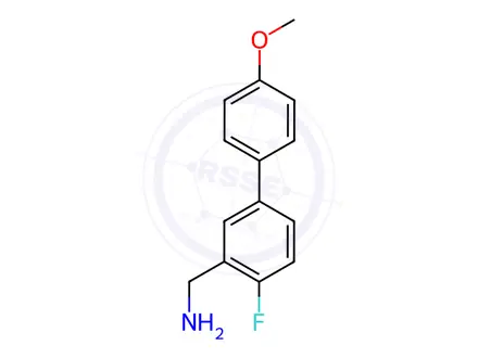 Chemical structure of (4-Fluoro-4'-methoxy-[1,1'-biphenyl]-3-yl)methanamine
