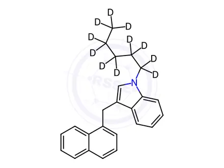 Chemical structure of JWH-175-d11