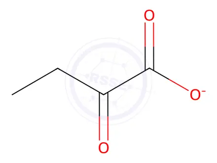 Chemical structure of a-Ketobutyric acid sodium salt