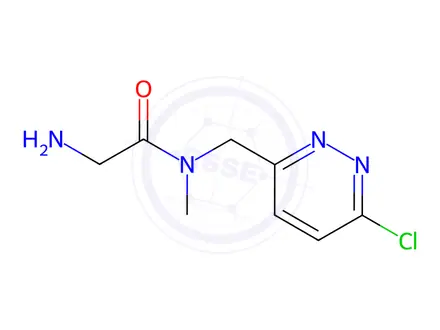 Chemical structure of 2-Amino-N-((6-chloropyridazin-3-yl)methyl)-N-methylacetamide