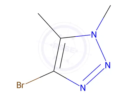 Chemical structure of 4-Bromo-1,5-dimethyl-1H-1,2,3-triazole