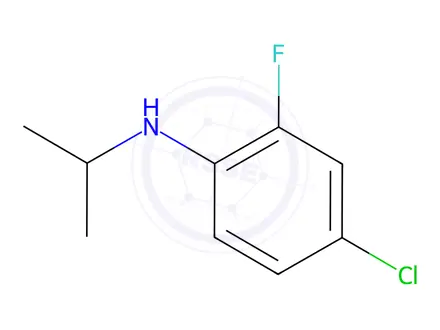 Chemical structure of 4-Chloro-2-fluoro-N-isopropylaniline