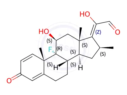 Chemical structure of Betamethasone Sodium Phosphate Impurity 14