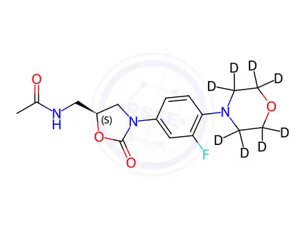 Chemical structure of Linezolid-d8