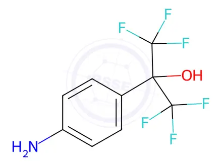 Chemical structure of 4-(Hexafluoro-2-hydroxyisopropyl)aniline