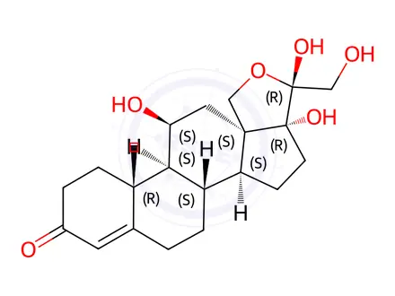 Chemical structure of 18-Hydroxycortisol (Hemiketal)