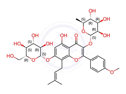 Chemical structure of Icariin