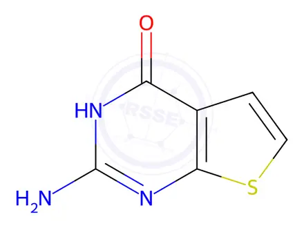 Chemical structure of 2-Aminothieno[2,3-d]pyrimidin-4(1H)-one