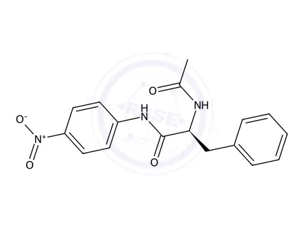 Chemical structure of Ac-Phe-pNA