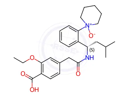 Chemical structure of Repaglinide Impurity 38