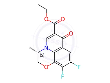 Chemical structure of Levofloxacin Impurity 11