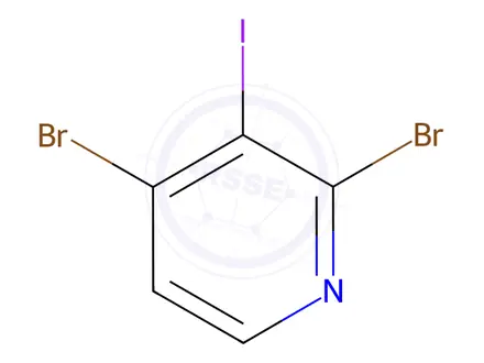 Chemical structure of 2,4-Dibromo-3-iodopyridine