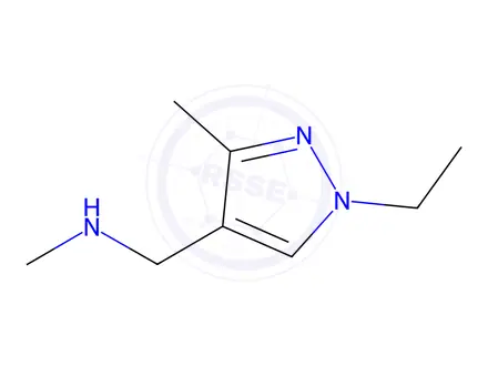 Chemical structure of [(1-ethyl-3-methyl-1h-pyrazol-4-yl)methyl](methyl)amine