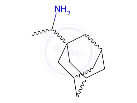 Chemical structure of Rimantadine Hydrochloride