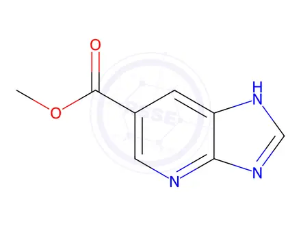 Chemical structure of Methyl 1H-imidazo[4,5-b]pyridine-6-carboxylate