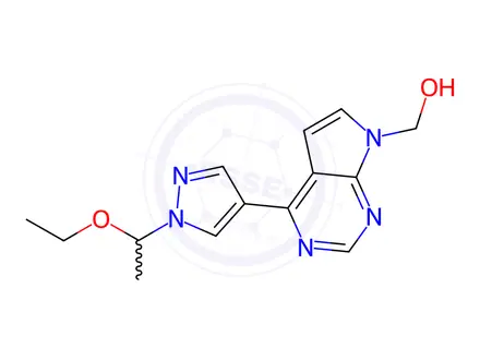 Chemical structure of Baricitinib Impurity 13