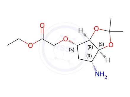Chemical structure of Ticagrelor Impurity 53 Monomer
