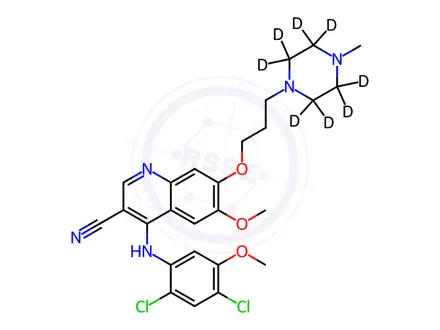 Chemical structure of Bosutinib D8