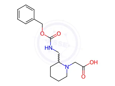 Chemical structure of (4-Benzyloxycarbonylamino-piperidin-1-yl)-acetic acid