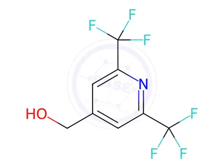 Chemical structure of [2,6-Bis(trifluoromethyl)pyridin-4-yl]methanol