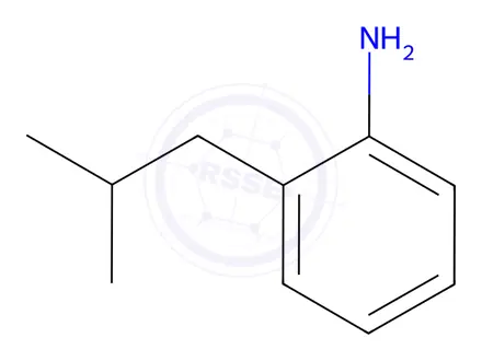 Chemical structure of 2-Isobutylaniline