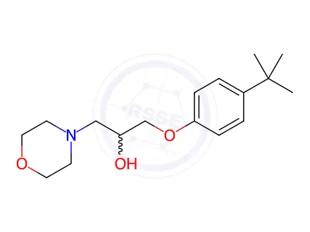 Chemical structure of 1-(4-Tert-butylphenoxy)-3-morpholin-4-ylpropan-2-ol