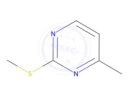 Chemical structure of 4-Methyl-2-(methylthio)pyrimidine