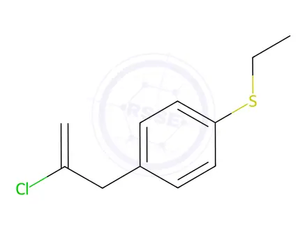 Chemical structure of (4-(2-Chloroallyl)phenyl)(ethyl)sulfane