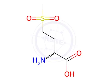 Chemical structure of DL-Methionine sulfone