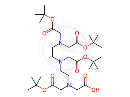 Chemical structure of DTPA-tetra(tBu)ester