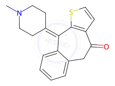 Chemical structure of Ketotifen EP Impurity E