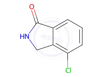 Chemical structure of 4-Chloro-2,3-dihydroisoindol-1-one