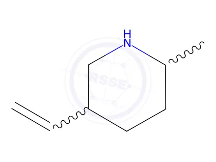Chemical structure of Piperidine, 5-ethenyl-2-methyl-(9CI)