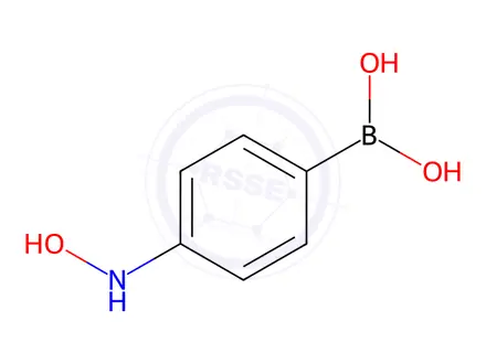 Chemical structure of (4-(Hydroxyamino)phenyl)boronic acid hydrochloride