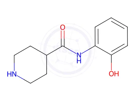 Chemical structure of PIPERIDINE-4-CARBOXYLIC ACID (2-HYDROXY-PHENYL)-AMIDE